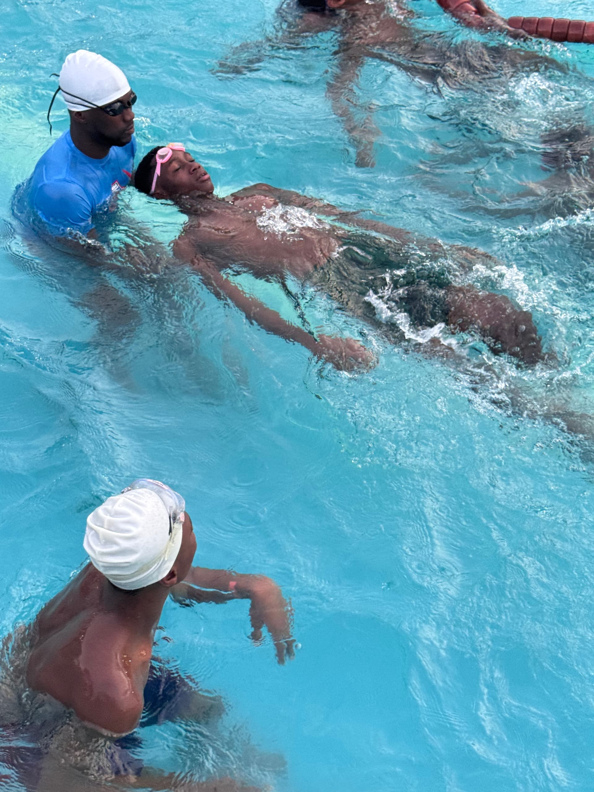 Private swimming lesson